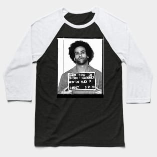 Huey Newton - MugShot Baseball T-Shirt